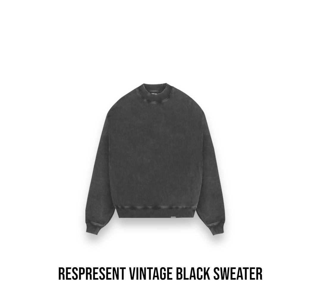 Black outlet vintage sweater