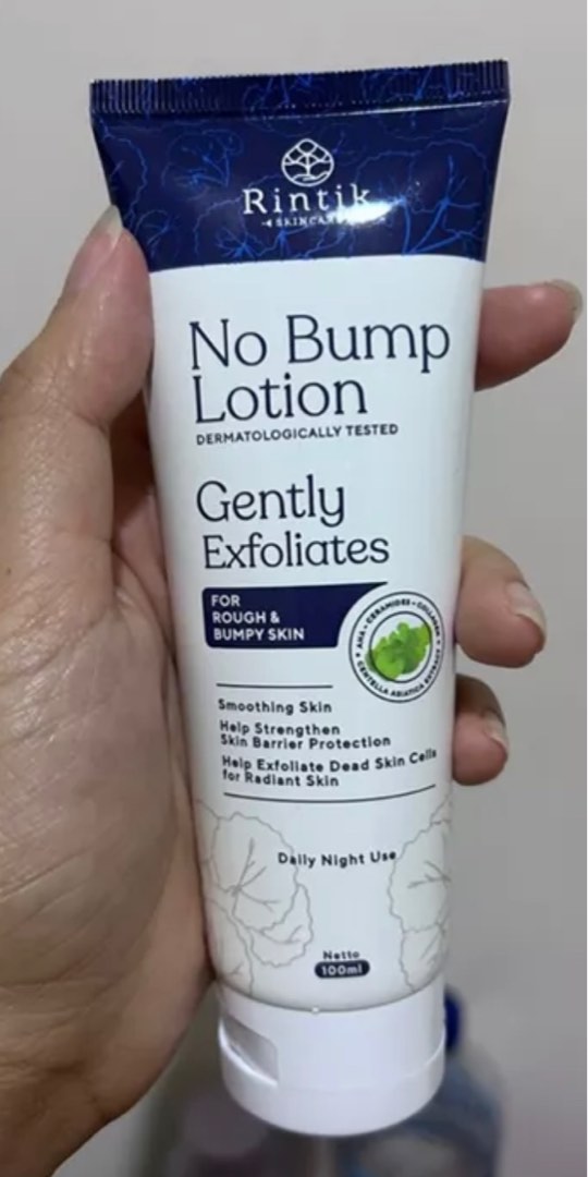 Rintik Skincare No Bump Lotion / Lotion Tubuh Kulit Bruntusan, Jerawat Punggung & Chicken skin