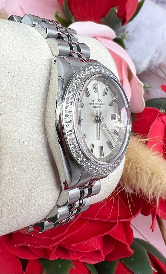 Rolex Lady Datejust Jubliee Silver Luxury Watches on Carousell