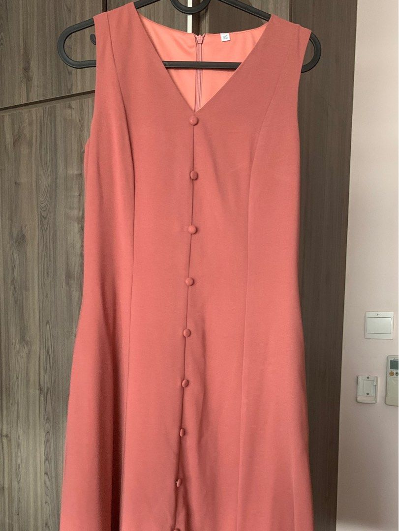 Rust coloured dress, Women's Fashion, Dresses & Sets, Dresses on Carousell
