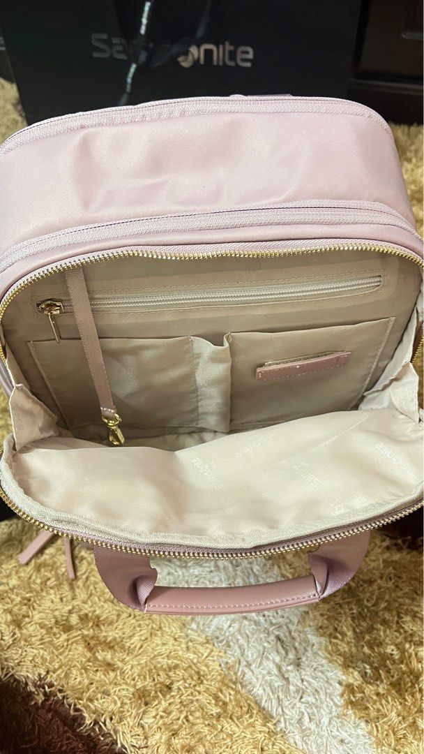 Samsonite Aquarius Pink backpack, Women's Fashion, Bags & Wallets ...
