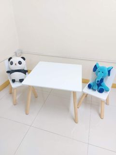Study table - Scandinavian White for kids (DELIVER UNASSEMBLED)