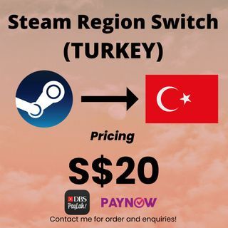 [SERVICE] Steam Region Change to Turkey