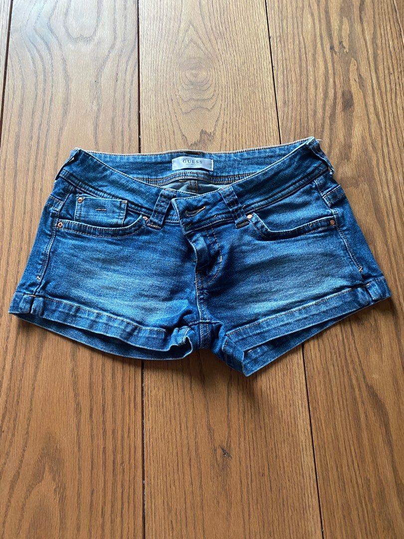 Guess Blue Short jean pants Women s Fashion Bottoms Shorts on