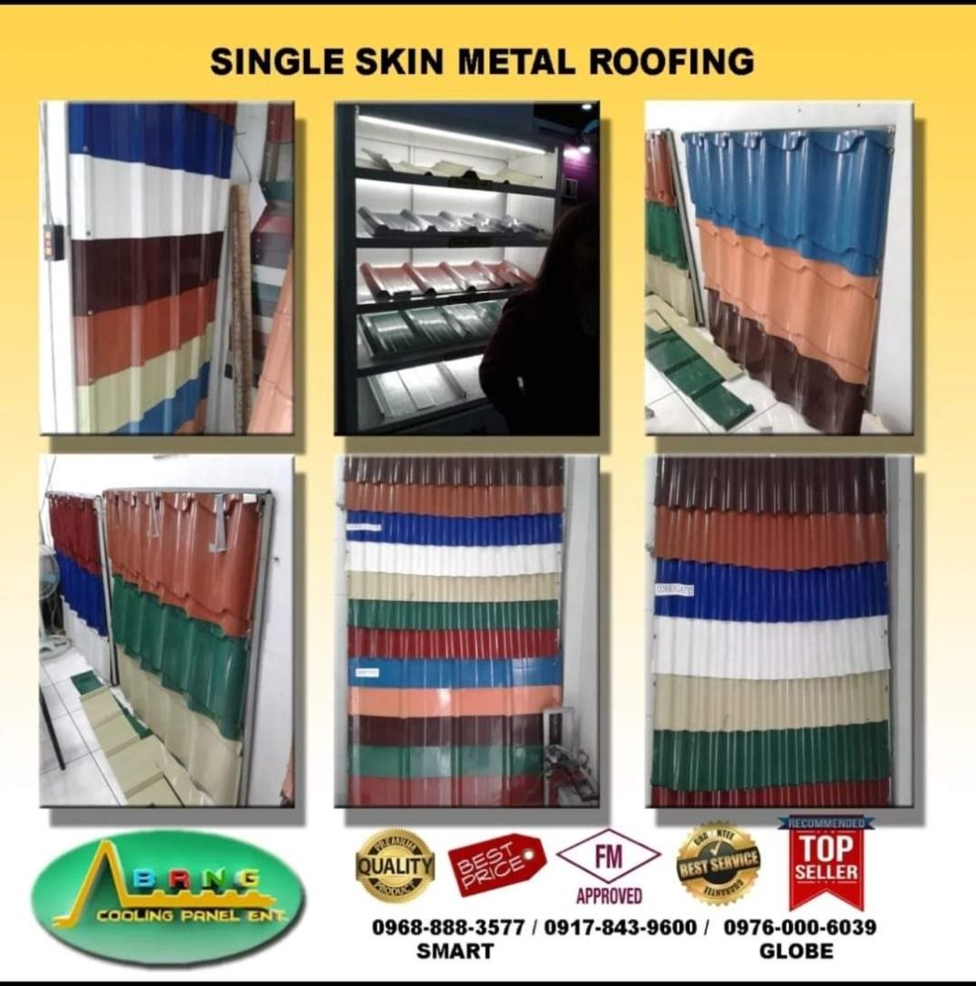 SINGLE SKIN METAL ROOFING (Category: Construction & Building Materials) located in Quezon City. Submitted by brngmonicabornales4441 (Listing ID 1239048662, Image 1). Description: Hello Everyone! BRNG Cooling Panel Enterprise is offering an affordable and high-quality Insulated Sandwich Panels. We supply and install Insulated Sandwich Panels for cold storages such as: Freezer Rooms Chiller Rooms Blast Freezer Rooms Ante Rooms Processing Areas Ware
