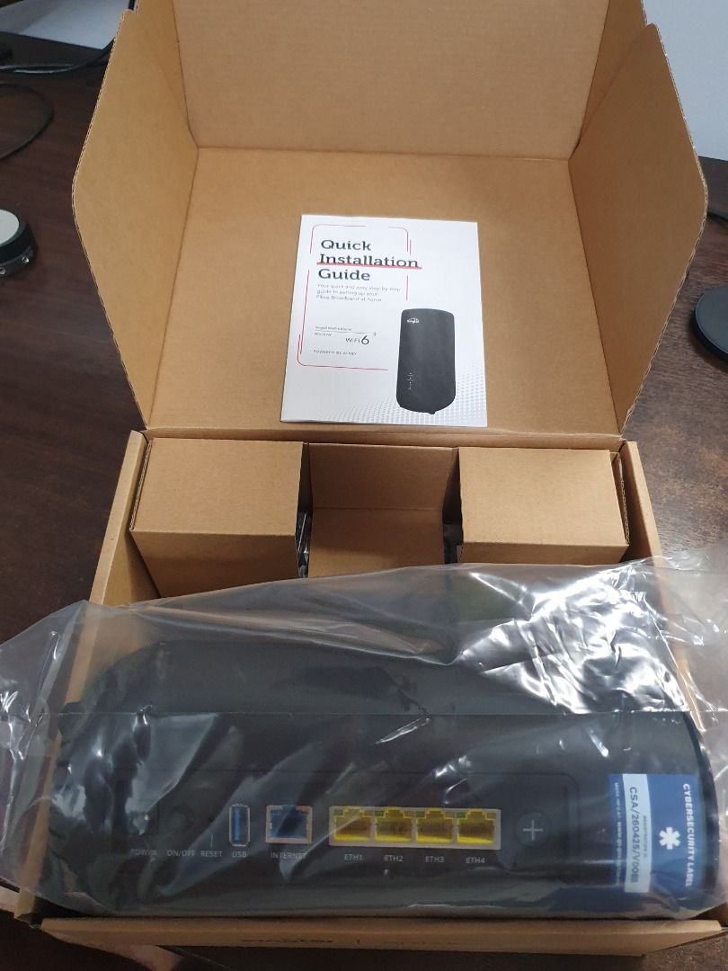 Singtel Wifi 6 Router RT5703W, Computers & Tech, Parts & Accessories ...