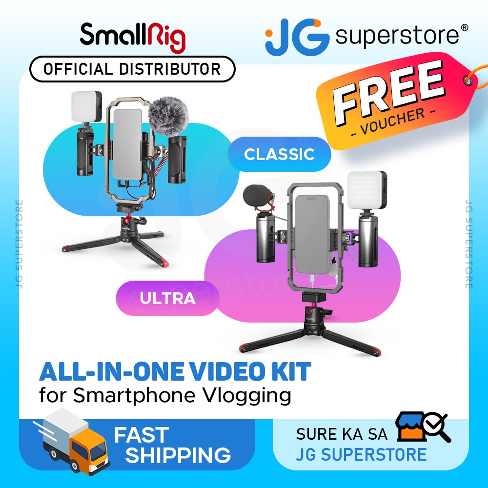 SmallRig All-in-One Classic / Ultra Video Kit with Mobile Phone Cage ...