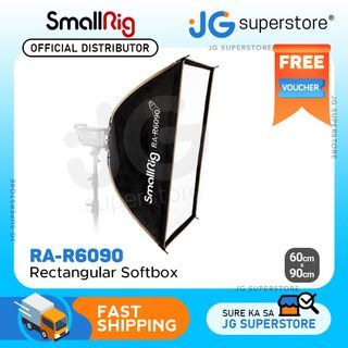SmallRig RA-R6090 60 x 90cm Rectangular Umbrella Style Softbox with Built-in Speed Ring & Bowens S Mount for Photography and Videography | 3930 | JG Superstore