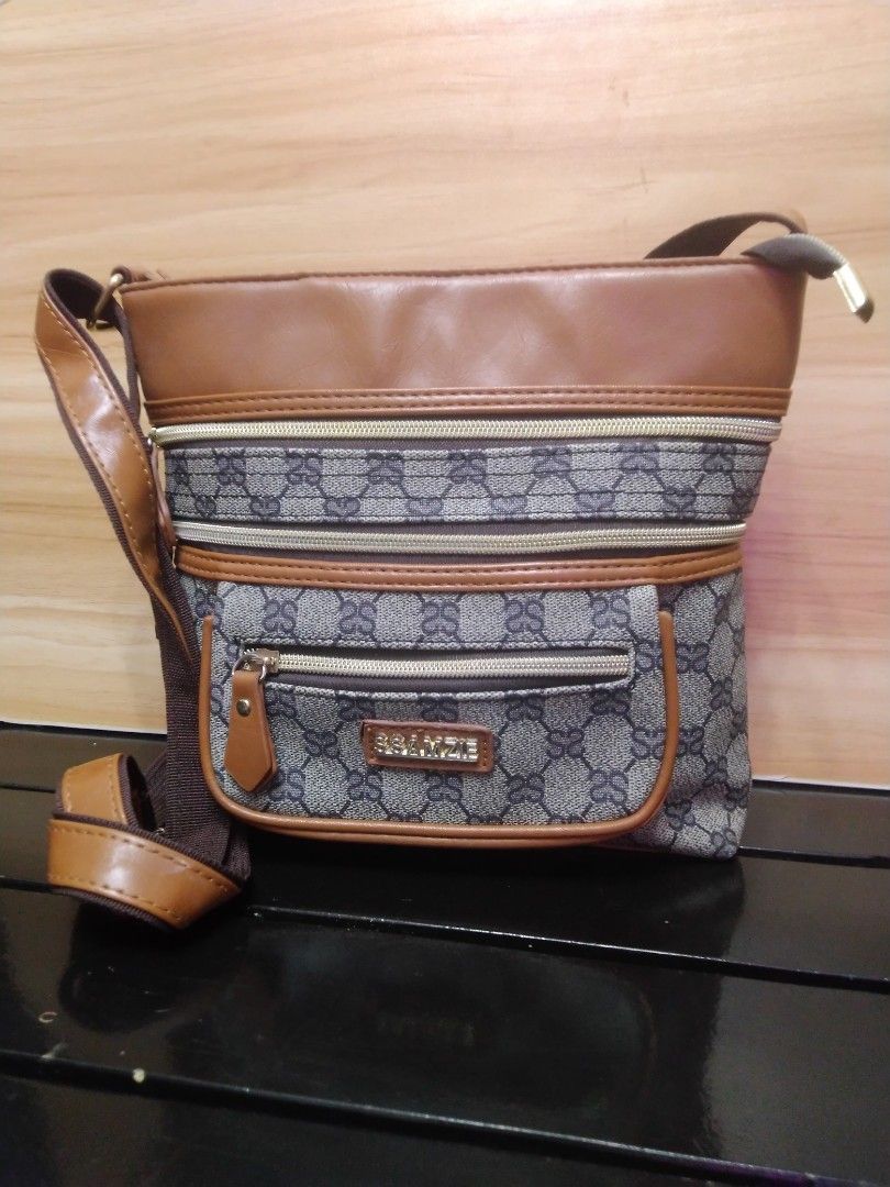 SSAMZIE leather sling bag Women s Fashion Bags Wallets Tote Bags on Carousell