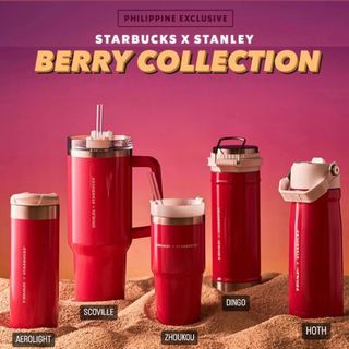 Starbucks X Stanley Berry Collection Stainless Steel Tumbler Philippine Exclusive