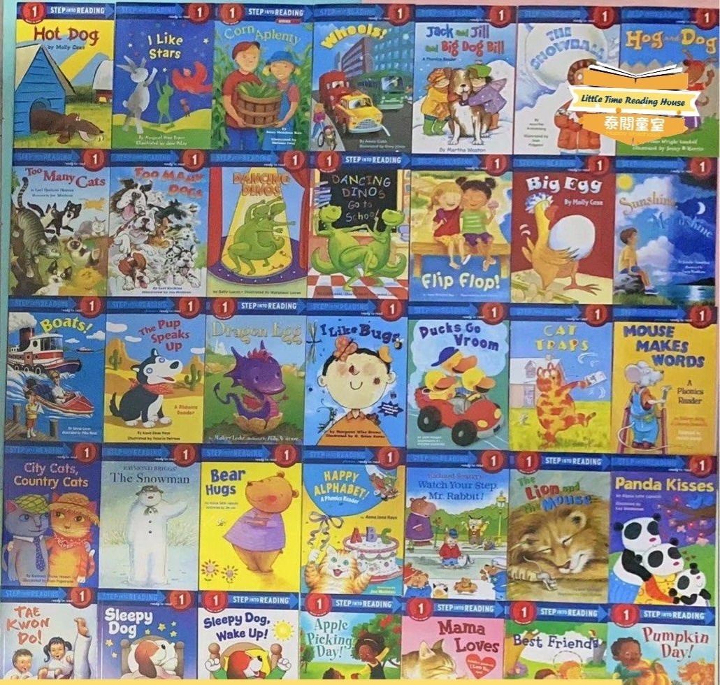 Step Into Reading Level 1/2/3/4/5 (FREE MP3, from $138) zz cc