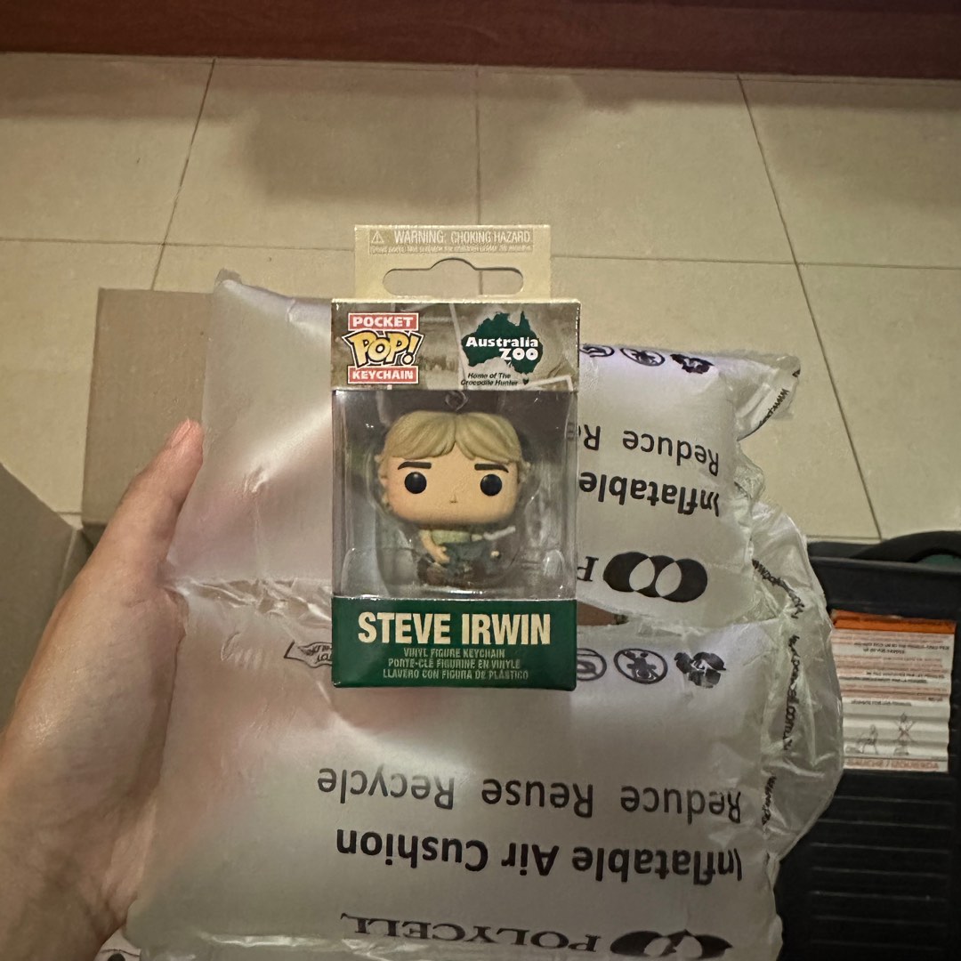 Steve Irwin Funko Keychain, Hobbies Toys, Toys Games on Carousell
