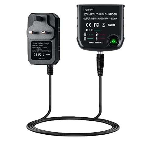 Lithium Ion Battery Charger for Black Decker LCS1620 for Black