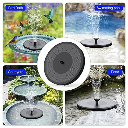 [Stockist.SG] Solar Fountain Pump,3.5W Solar Powered Water Feature,Bird