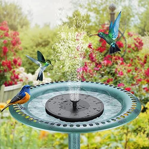 [Stockist.SG] Solar Fountain Pump,3.5W Solar Powered Water Feature,Bird