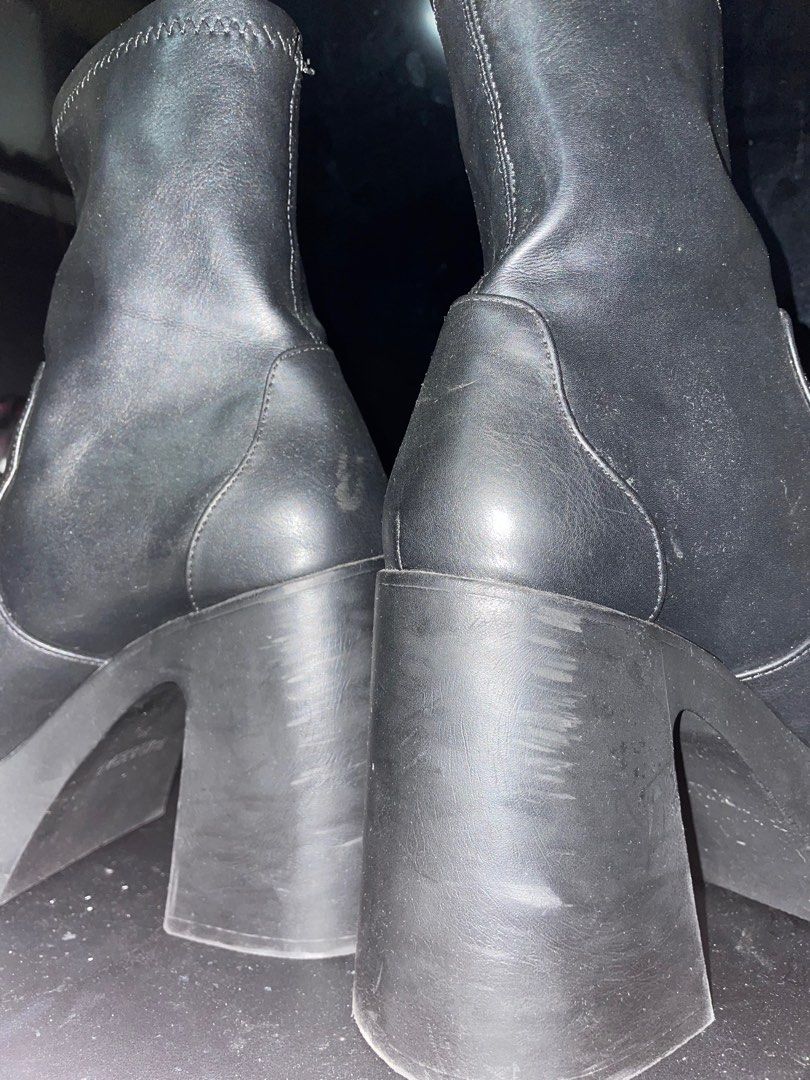 Stretch Platform Boots Pull Bear
