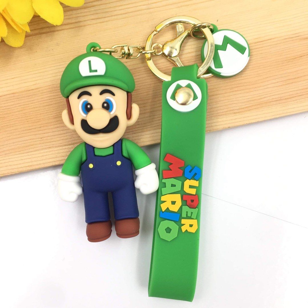 Super Mario ,Luigi , Peaches Keychains, Hobbies & Toys, Toys & Games on