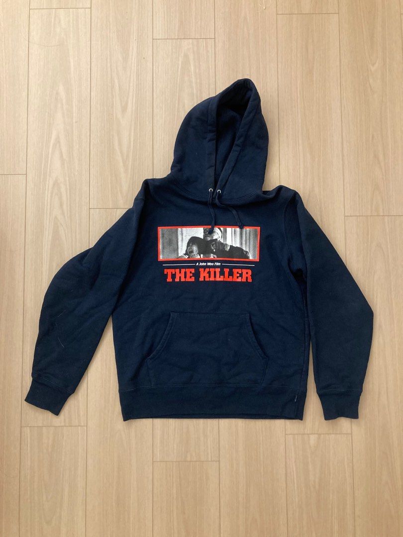 Supreme The Killer Hooded Sweatshirt (Navy), 名牌, 服裝- Carousell