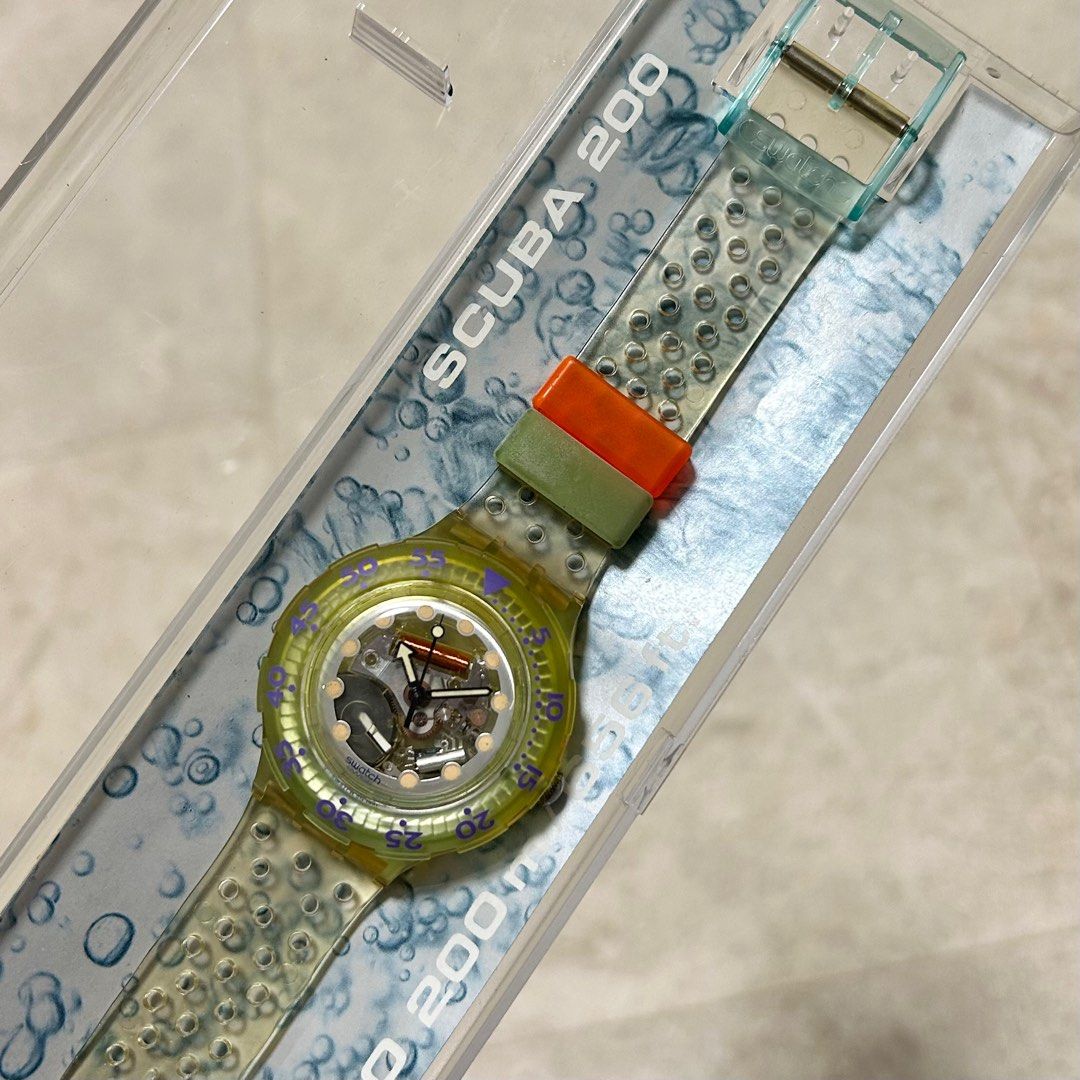 Swatch scuba jelly bubbles clearance