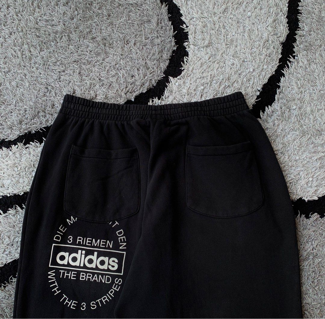 Sweatpants Adidas 3foil Logo, Fesyen Pria, Pakaian , Bawahan di Carousell