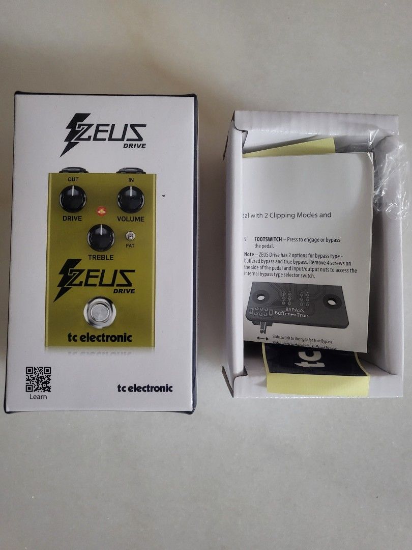 TC Electronic Zeus Drive Guitar Pedal, Hobbies & Toys, Music & Media
