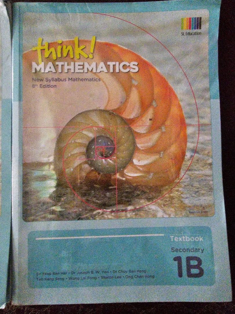 Think Mathematics 1A 1B Secondary Textbooks (Category: Textbooks) located in Quezon City. Submitted by brandhub (Listing ID 1239026720, Image 3). Description: 650 each book 1250 for both.