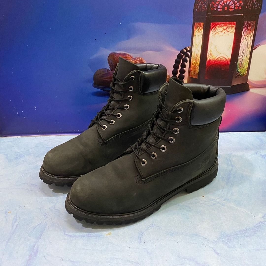 Timberland Boots inc Classic Black Nubuck 10061 Size 45, Fesyen