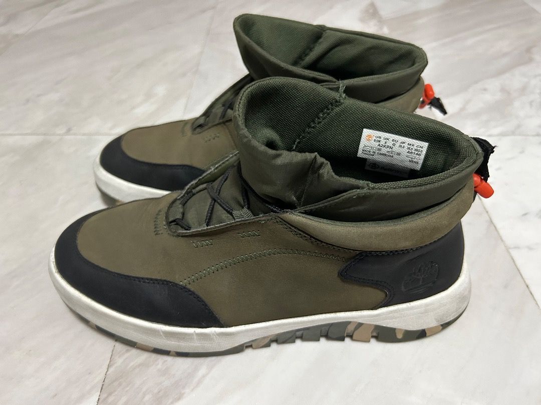 timberland green chukka boots