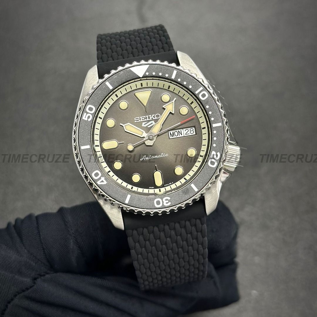 Time Cruze] Seiko Sports SRPD73K2 Automatic Silicone Strap Men