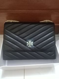 Tory Burch Kira Flap Bag TB Kira Chevron Cevron Premium Tas Wanita
