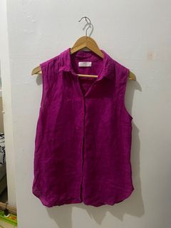 Uniqlo, Pink Sleeveless Shirt