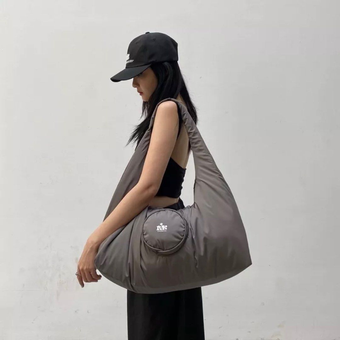 Unisex Nylon Gorpcore Style Puffer Sling Bag, Men's Fashion, Bags ...