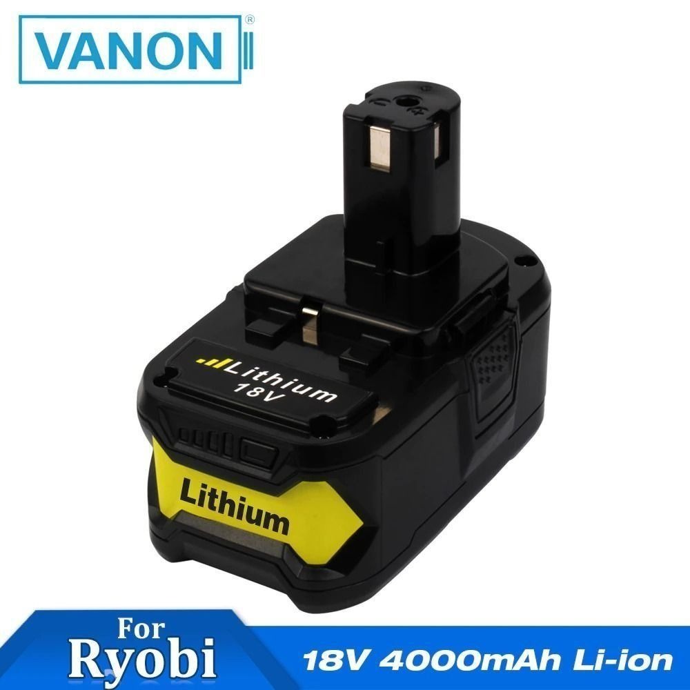 VANON For Ryobi P104 P108 18V 4000mAh Rechargeable Power Tools