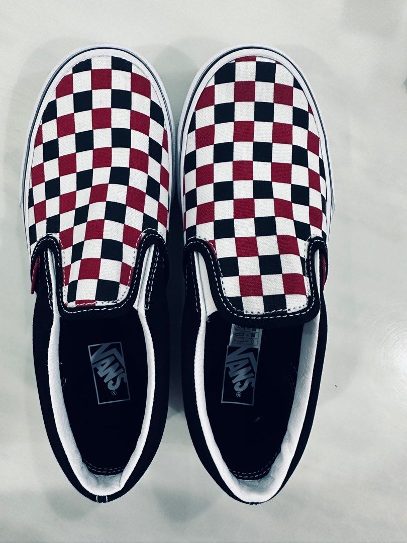 Checkerboard vans different colors on sale
