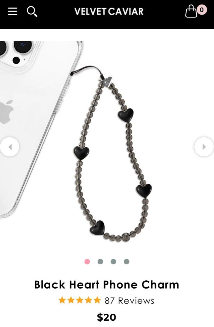 Velvet Caviar Phone Charm (Category: Cases & Sleeves) located in Cavite. Submitted by tin09y (Listing ID 1238997322, Image 3). Description: Brandnew VC Phone Charm RFS : extra No to lowballers. Mode of Payment : Gcash, Maya or Bank Transfer.