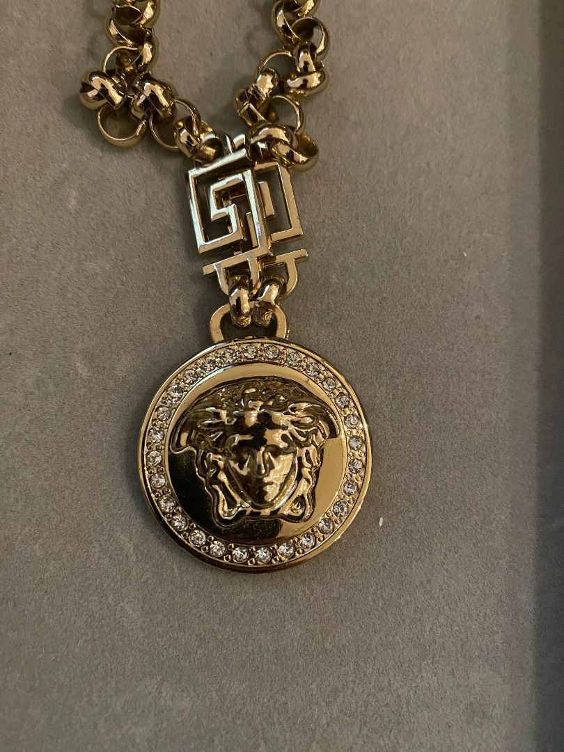 Versace icon necklace store