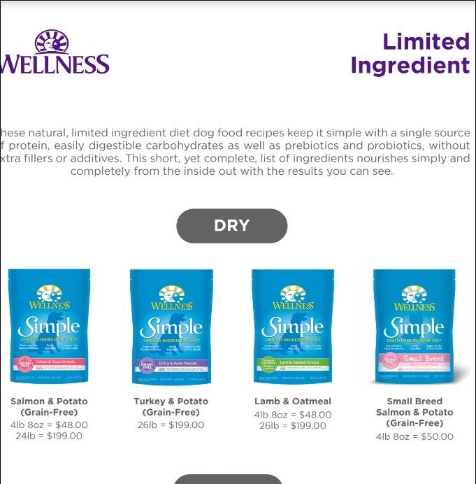 Wellness simple Pet Supplies Pet Food on Carousell