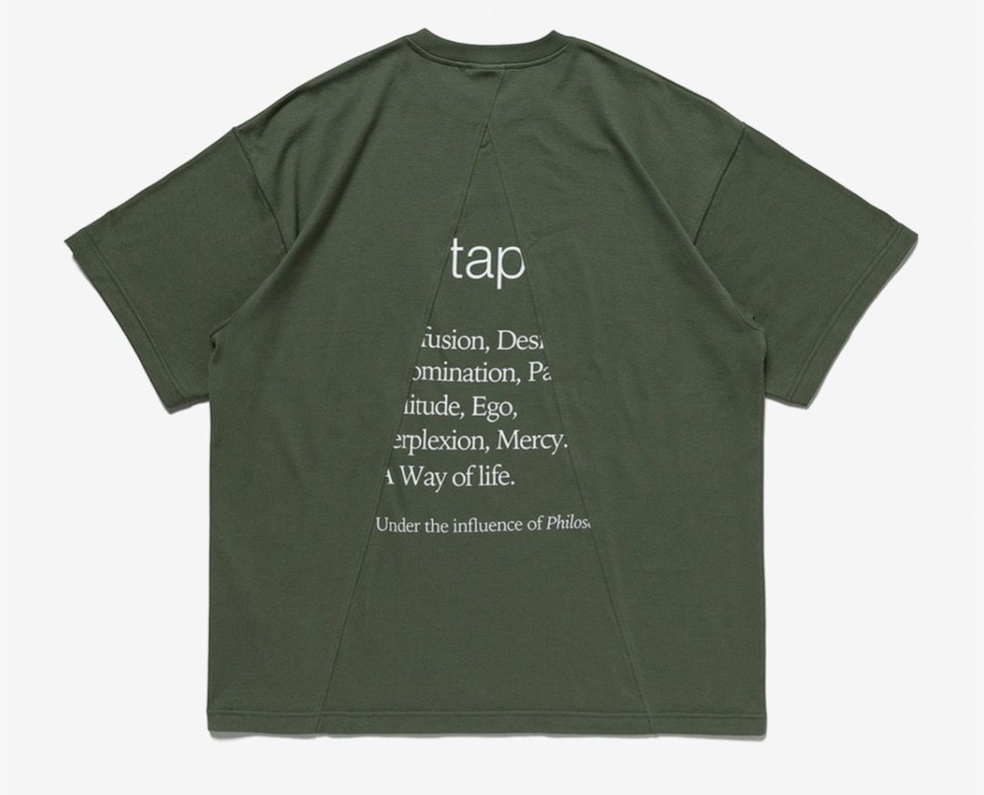 WTAPS 23SS INGREDIENT / SS / COTTON Olive 04, 男裝, 上身及套裝, T