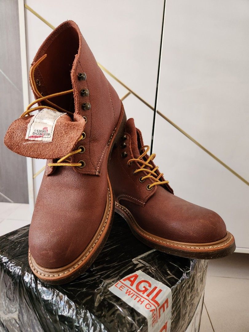 Red red sale wing boots