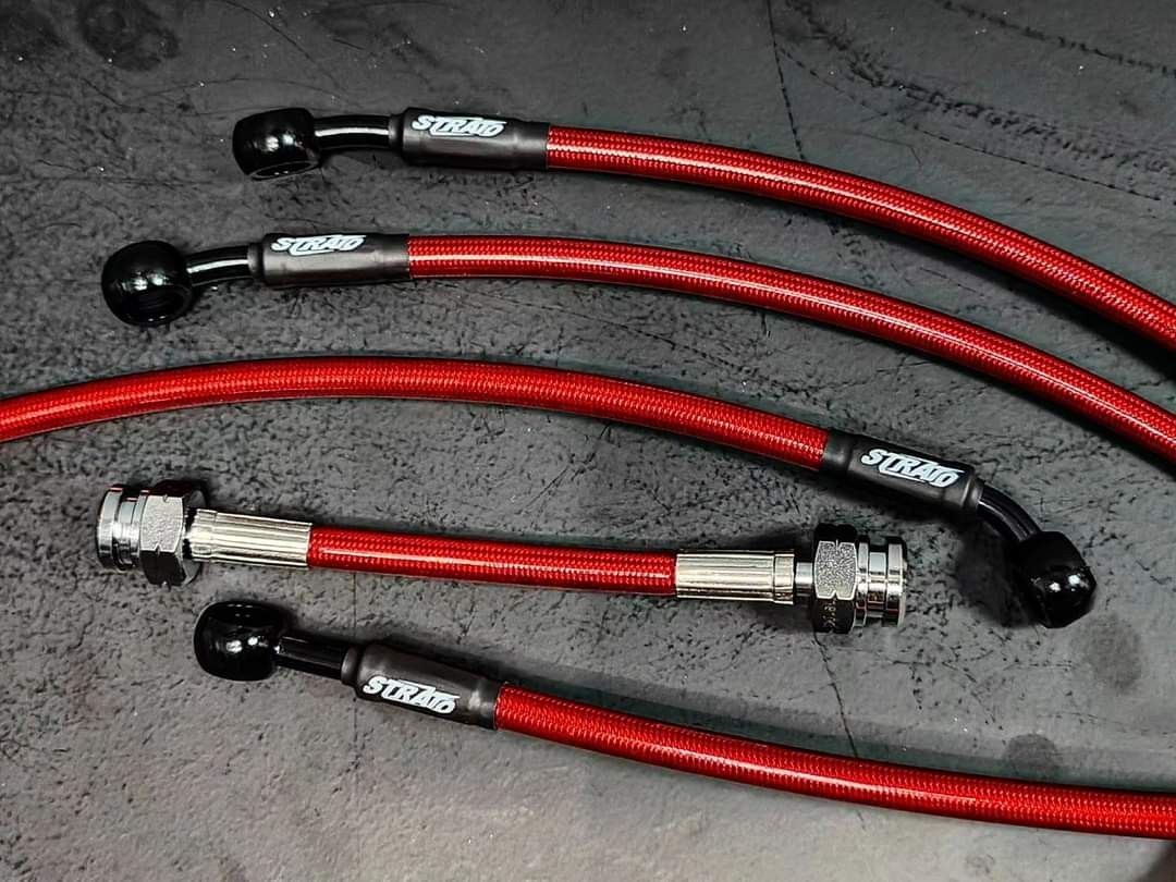 Yamaha Nmax Xmax brake hose Teflon braided, Motorcycles, Motorcycle