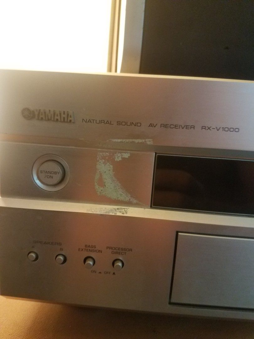 YAMAHA A/V RECEIVER RXV1000 + BOSE SUBWOOFER , 音響器材, Soundbar、揚聲器、藍牙喇叭