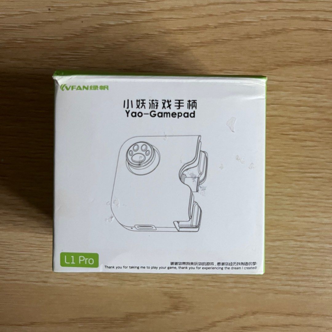 Yao Gamepad for IOS (Category: Other Mobile & Gadget Accessories) located in San Juan City. Submitted by bjonka (Listing ID 1239010552, Image 2). Description: Originally purchased this for 900+ on Shopee Comes with box! Will send sample video .