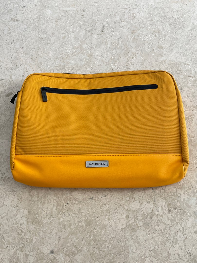 Yellow Moleskine Horizontal Device Laptop Bag, Computers & Tech, Parts