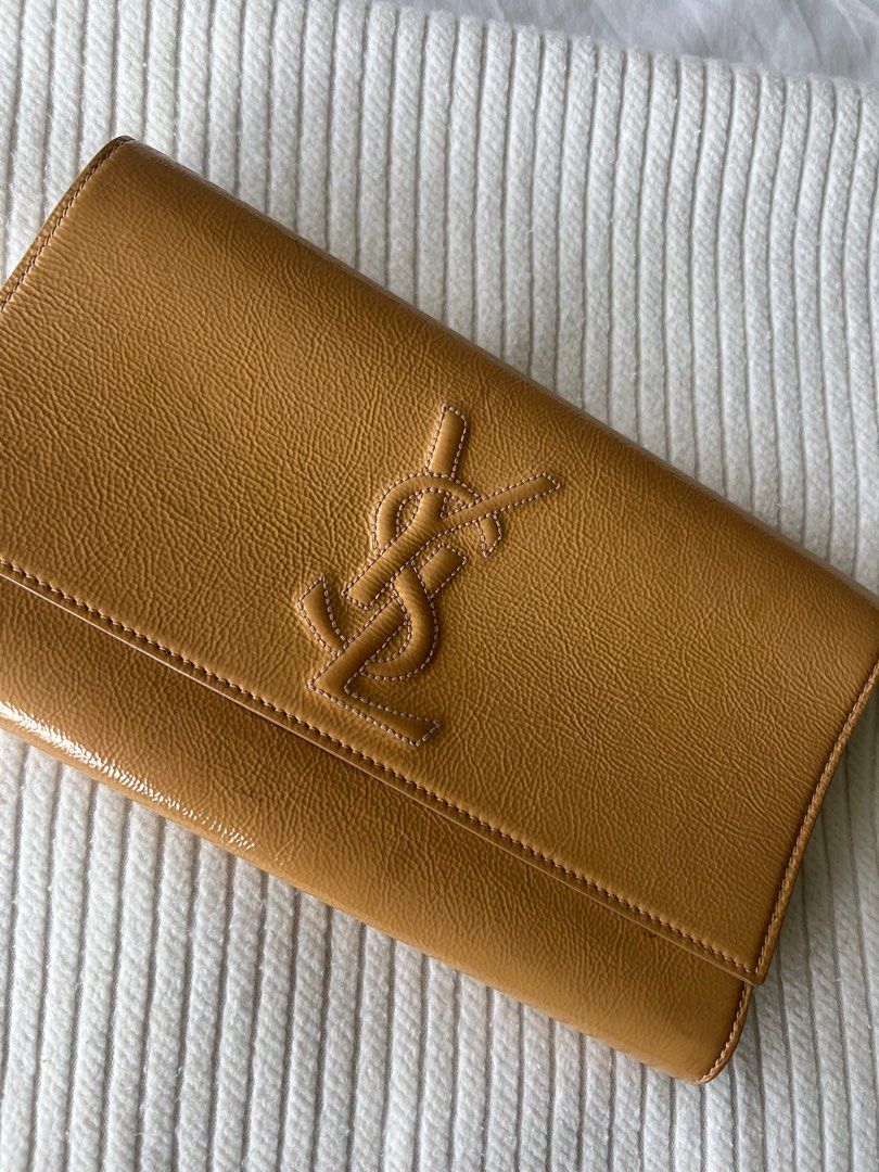 Ysl beige clutch top