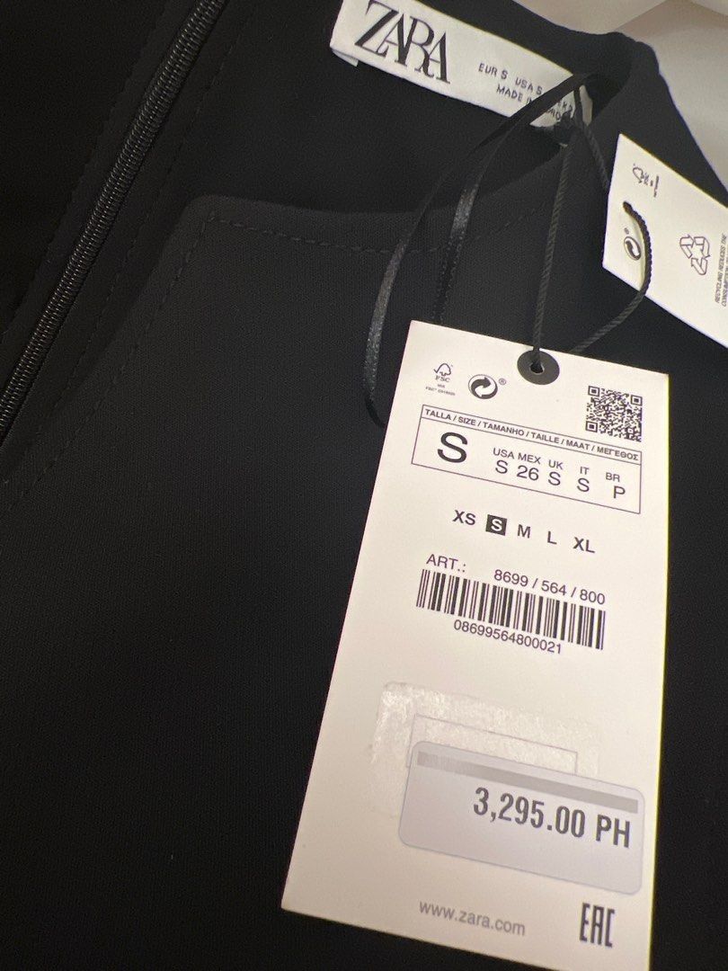 Zara Box Pleated Dress, Women's Fashion, Dresses & Sets, Dresses on Carousell