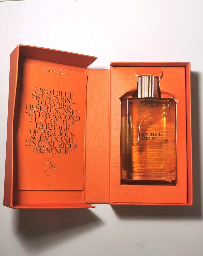 zara leather jardin perfume