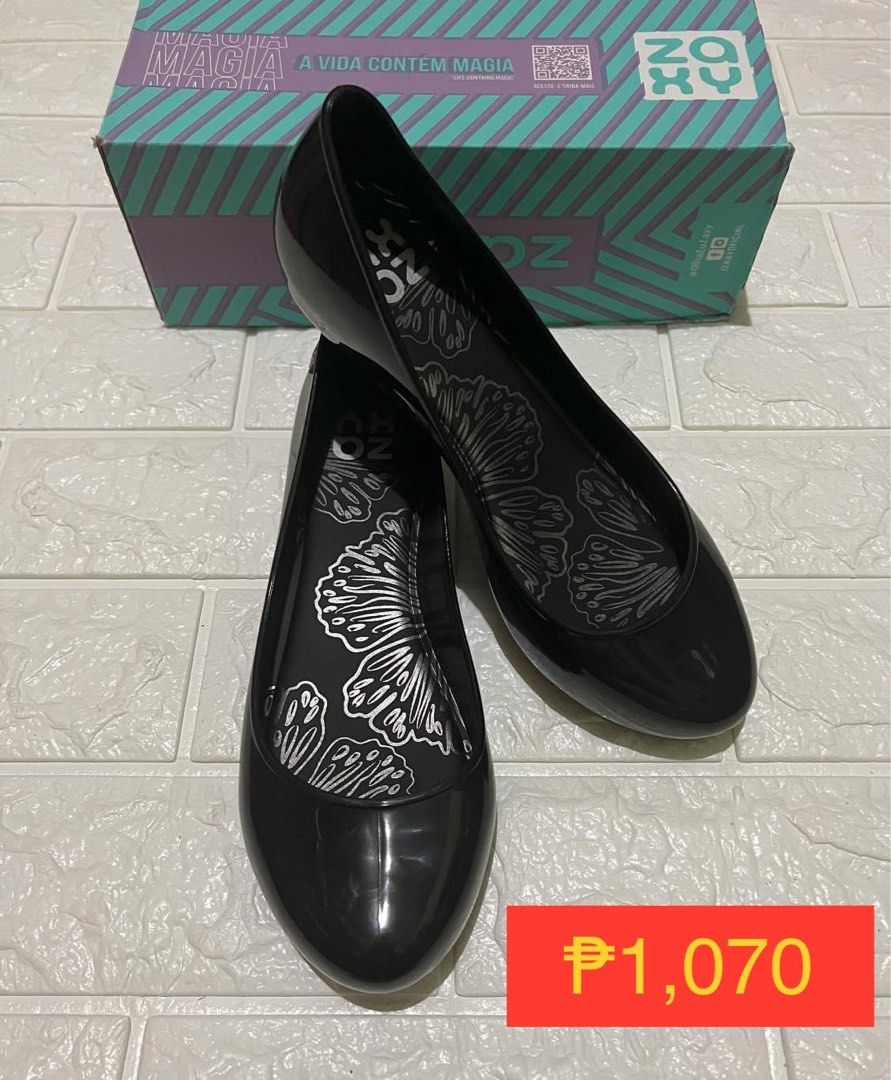 Plain black zaxy shoes discount