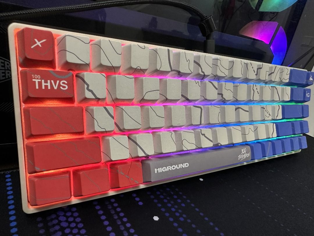 100 Thieves x Higround Base 65 Cartograph Keyboard, Computers & Tech