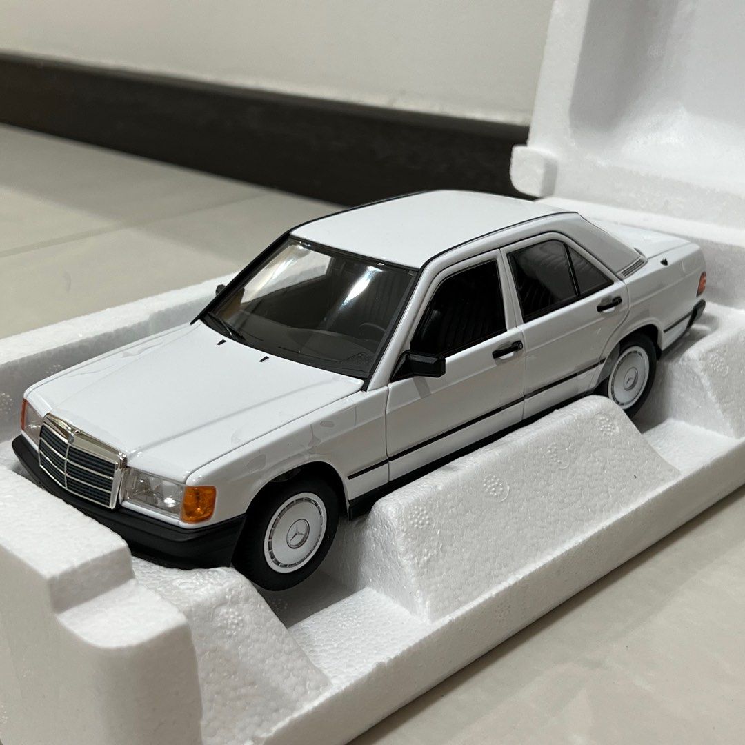 1:18 Norev Mercedes Benz 190E (White), Hobbies & Toys, Toys ...