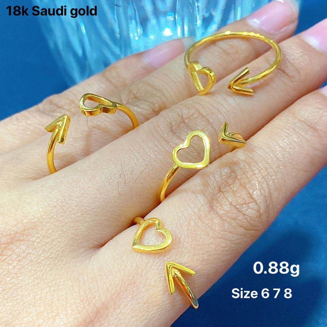 18k saudi gold ring | Lazada PH